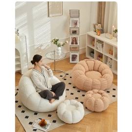 Lazy Sofa Chair balcony Leisure bean bag chair sleep Sofa living room sofas Modern with Stool Bedroom Furniture floor Sofa chair